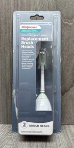 Walgreens (se adapta a Sonicare) Effectaclean Cabezales de Cepillo Sónicos Paquete de 2 NUEVO - Imagen 1 de 2