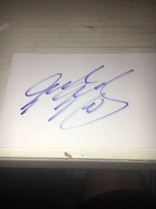 Delino DeShields Jr Texas Rangers Signed 3x5 index Card - Picture 1 of 1