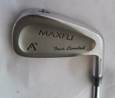 Maxfli A10 Tour Limited Níquel/Cromo 4 Hierro R300 Eje de Acero, Empuñadura Golf Pride   Foto 1 de 2