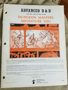 Dungeon Masters Adventure Log - AD&D 1st Edition TSR - Picture 1 of 8