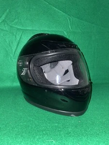 FUEL FF001 DOT BLACK GLOSSY FULL FACE MOTORCYCLE HELMET SIZE L 59-60CM - Picture 1 of 12