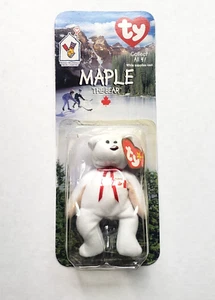 Maple der Bär McDonald's Ty Beanie Baby mit Fehlern 1993 Oakbrook - Bild 1 von 2