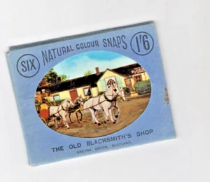 Set of 6 Colour Snaps of Gretna Green Old Blacksmith's Shop - Picture 1 of 1