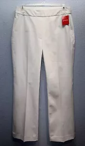 New Spanx Women Pants Size Medium Classic White Kick Flare Pull On High Waisted - Picture 1 of 19