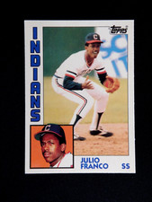 JULIO FRANCO 1984 TOPPS TIFFANY BASEBALL CARD #48 MINT CONDITION ROOKIE