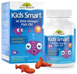 Bioglan Kids Smart Omega 3 Fish Oil, 30 Chewable Burstlets 647125805051VL - Picture 1 of 1