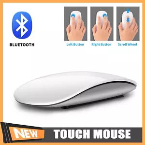 Mouse de viaje compacto Touch Magic inalámbrico Bluetooth para computadora portátil, Android Windows - Imagen 1 de 12