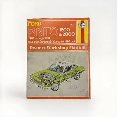 Ford Pinto 1970-1974 taller reparación manual diagramas de cableado guía del motor DYI Foto 1 de 4