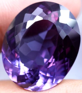 VVS 32.10 Ct Natural Color Change Alexandrite Flawless Certified Loose Gemstone - Picture 1 of 13