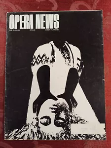 Rare METROPOLITAN OPERA NEWS March 11 1967 Luigi Dallapiccola Montserrat Caballé - Picture 1 of 2