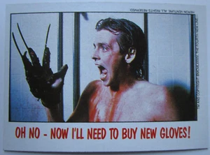 Fright Flicks 1988 Topps Karte #33 (NM) ~ A Nightmare on Elm Street 2 Filmszene - Bild 1 von 2