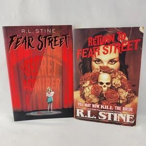 Secret Admirer Fear Street By R.L. Stine & Return To Paperback Book Lot of 2 - Picture 1 of 12