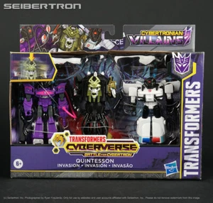 QUINTESSON INVASION Transformers Cyberverse Battle Cybertron Shockwave+Prowl NUEVO - Imagen 1 de 12