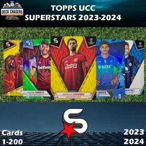 Topps UCC Superstars 2023-24 - Cards #1 - #200 PICK YOUR CARDS - Picture 1 of 60