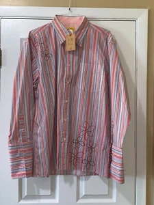 VINTAGE P.J. MARK MENS DRESS SHIRT XL CHEST 26" LENGTH 32" BRAND NEW WITH TAGS!! - Picture 1 of 5
