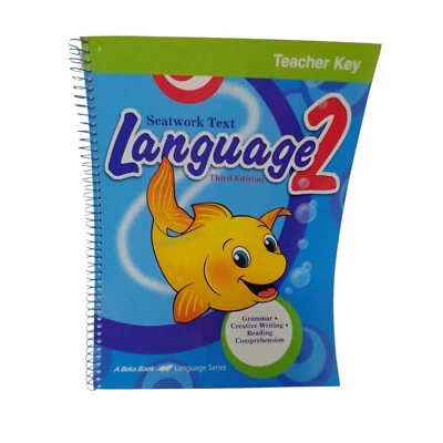 Abeka Language 2 Teacher Key Third 3rd Edition Seatwork Text Home School - Image 1 of 4