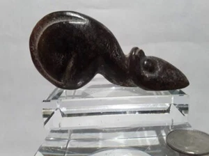 Ancient Hongshan nephrite Jade Pig Dragon Mouse Toggle figure pendant - Picture 1 of 11