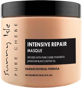 Sunny Isle Pure Chebe Intensive Repair Masque 16Oz | Infused with Pure Chebe Pow - Picture 1 of 12