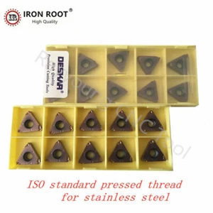 10P 16IRM 1.0 ISO LF6018 CNC Drehwerkzeug Metall Drehmaschine Werkzeug Gewinde Hartmetalleinsatz - Bild 1 von 6