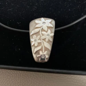 Silber Schmuck Set  925 Silber Edelweiß Ring Ohrstecker Kette Dirndl Schmuck - Bild 1 von 7