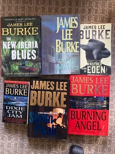 8 books by James Lee Burke Dave Robicheaux Billy Bob Holland and more! - Picture 1 of 2