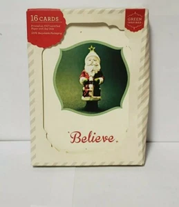 16ct Holiday Note Cards w/ Envelopes, "May all of your holiday wishes come true" - Picture 1 of 3