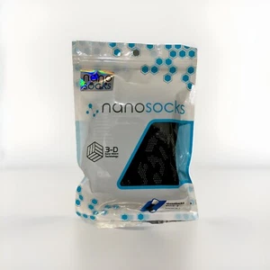 NanoSocks 3d compression Black Size 2 NANOMX-BK-2 New - Picture 1 of 2