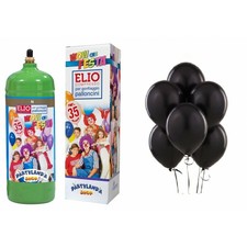 HE35PN - Bombola Elio Con 35 Palloncini Neri
