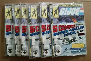 G.I. JOE 2 6 8 11 12 MARVEL SELTENES SUPERWERTPAKET 5 COMICS IN EINER VERSIEGELTEN TASCHE - Bild 1 von 2