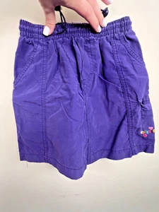 Vintage y2k 90's oshkosh girls skirt skort 6 purple utility shorts outdoor - Picture 1 of 3