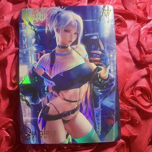 Tarjeta holográfica JETT VALORANT PROTOCOL JL BEAUTY GODDESS Anime ACG Waifu - Imagen 1 de 4