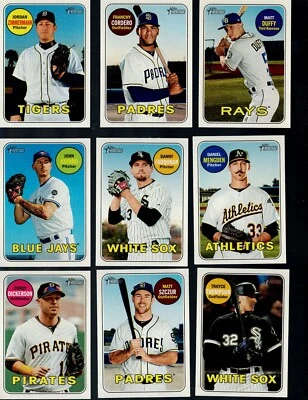 2018 TOPPS HERITAGE Baseball 501-725 BUY MORE SAVE MORE - Image 1 of 4