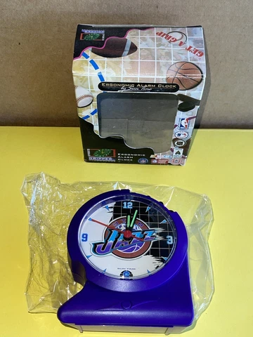 Ergonomic Vintage Alarm Clock by Sun Time Utah Jazz Modern Vintage Alarm Clock Cover
