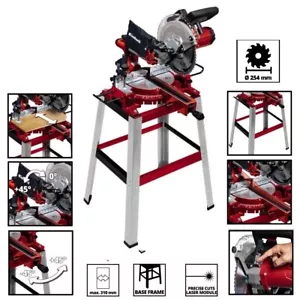 Sega circolare radiale x legno 1900W 250mm con laser e banco TC-SM 2531/2 U - Foto 1 di 1