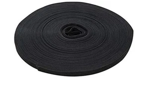 Fixman 10mm Self-Wrap Hook & Loop Tape - BLACK - Price Per Metre - Photo 1/1