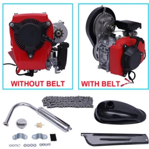 49cc 4 Stroke Gas Engine Motor Kit Motorized Bicycle Gas Motorized Push Bike NEW - Picture 1 of 36