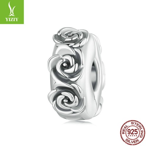 VALENTINO Bracciale Alla Moda Donna Argento Sterling 925 Amore Tappo Rosa Perline Fit