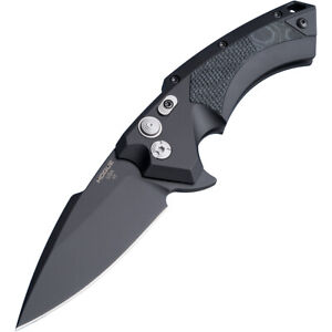 Hogue X5 Manual Flipper 4" Spear Point Blade Knife - Matte Black