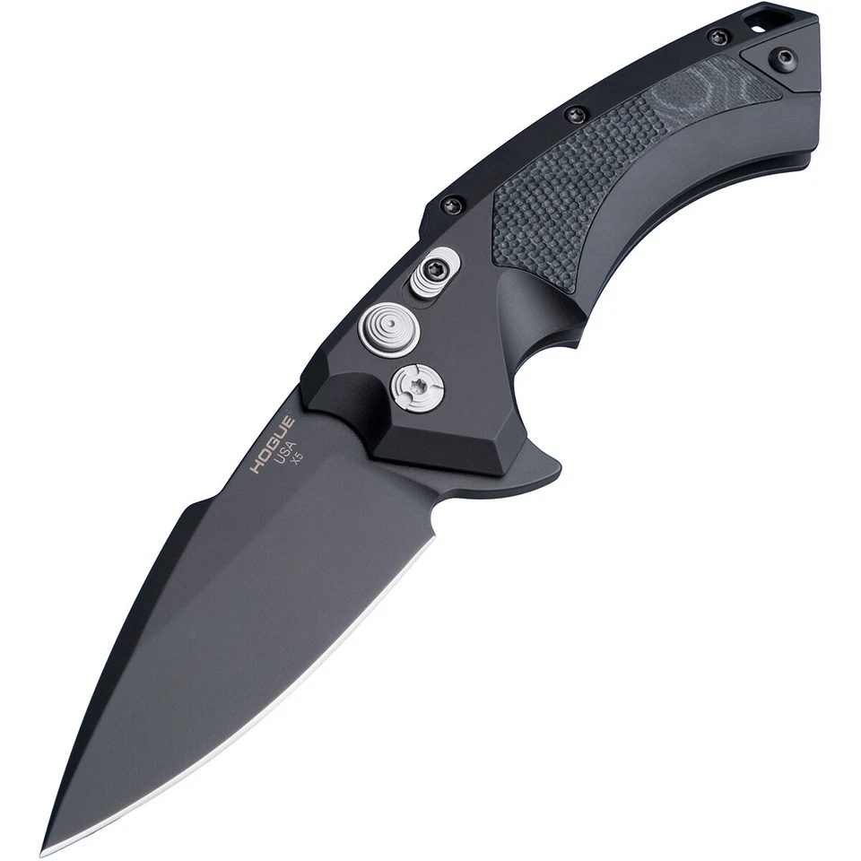 Hogue X5 Folder Cpm154 Spear Point Blade Black Knife Aluminum Frame 34559