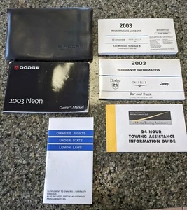 2003 DODGE NEON OWNERS MANUAL - Bild 1 von 5