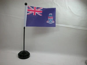Clearance - 4"x6" Hand Held TableTop International Flag - Cayman Island Closeout - Picture 1 of 2