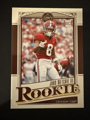 John Metchie III #14 Chronicles Legacy Draft Picks Football 2022 Alabama RC - Image 1 of 2