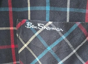 Camisa Ben Sherman Heritage Multicolor a Cuadros Manga Larga Abotonada L Grande - Imagen 1 de 5