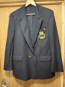 Merchant Navy Embroidered Blazer Badge on St Michael Blazer Size 40 with Badges - Picture 1 of 14