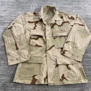 Vintage U.S. Air Force Jacket Mens Medium Regular Desert Camo DCU Ripstop 90s - Picture 1 of 5