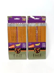 VINTAGE NOS 90s 2-Packs #2 Pencils Eagle Berol 09162 Nickelodeon Yikes NEU - Bild 1 von 6