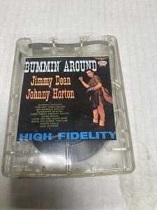 MUNTZ 4 TRACK TAPE CARTRIDGE "JIMMY DEAN & JOHNNY HORTON" BUMMIN' AROUND - Picture 1 of 3