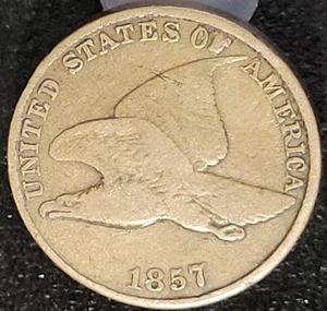 1857 Aquila volante centesimo bello - Foto 1 di 2