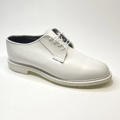 Bates Lites Womens Sz 10 Shoes White Leather Uniform Oxford 07131 Military - Image 1 of 4