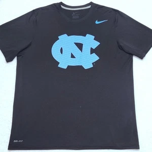 Nike Dri-Fit Carolina del Norte Tacones Alquitranados Camisa Gris Oscuro Adulto Hombre GRANDE L - Imagen 1 de 5